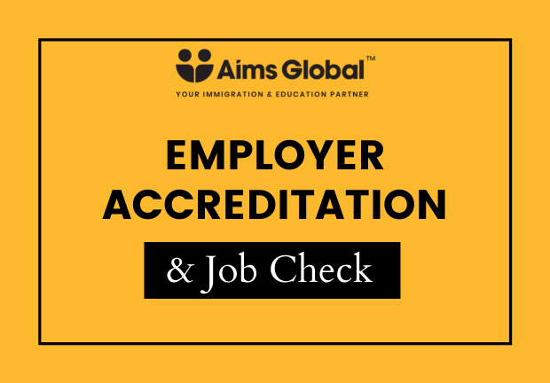 New Employer Accreditation & Job Check